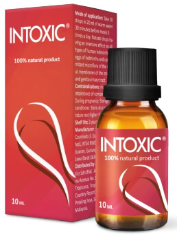 Intoxic ubat parasit 10 ml Malaysia