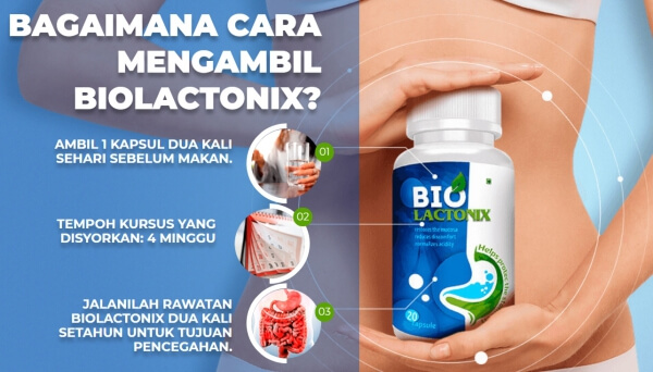 cara makan ubat parasit Biolactonix Malaysia